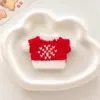 Ropa para Muñecas de 10 cm al por Mayor Ropa Tejida Atuendos Creativos Suéter Accesorios para Muñecas Muñeca de Algodón Ropa Pequeña para Muñecas