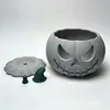Calabaza de Halloween Impresa en 3D Recipiente de Almacenamiento Cara de Fantasma Divertida Tarro de Dulces Adorno de Decoración de Festival Transfronterizo Venta al por Mayor Disponible