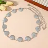 Cadena de Cintura Espiral de Metal Casual Elegante Transfronteriza Accesorios de Ropa para Mujer Cadena de Cintura
