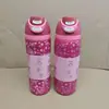 Taza de Fruta Casual y Elegante, Gran Capacidad, Taza Térmica de Doble Pared con Vacío de Acero Inoxidable 304, Botella de Agua Deportiva Portátil para Exteriores