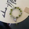 Pulseira de Contas Borboleta Estilo Chinês Mesmo Estilo Feminino Impressão Luxo Leve Nicho Alto Temperamento Pulseira de Casal Presente para Namoradas