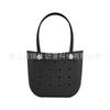 Bolso de Agujeros de Eva Estilo Europeo y Americano, Bolso de Media Luna DIY, Bolso de Vacaciones en la Playa, Bolso de Hombro Tote Portátil