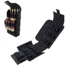 Bolsa táctica para cartuchos de escopeta 12G para exteriores, bolsa de almacenamiento para escopeta de caza al aire libre, portátil para campo de CS, 25 agujeros