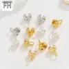 Nuevo Artículo de Cadena Hecho a Mano DIY Color Oro Verdadero Hebilla de Unión de Eslabón de Vaina Hebilla Clip de Conexión de Joyería Chapado en Cobre 18K Accesorios