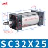 SC32X25/50/75/100 Cilindro neumático Yadeke SC estándar de gran empuje y carrera larga, automático, de aire