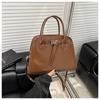 Bolso Vintage para Mujer de Gran Capacidad Casual 2025 Nuevo Primavera Bolso Bandolera Bolso Bowling Portátil de Alta Gama para Mujer