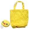 Bolsa Dobrável Ecológica de Desenho Animado, Bolsa de Compras de Supermercado Japonesa e Coreana com Fivela de Alumínio, Bolsa Tote Fashionável Portátil de Tecido Oxford, Leve
