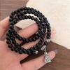 Nova Pulseira de Contas de Abóbora Chinesa Design de Nicho Ins Estilo Mori Pulseira de Namorada Senso Avançado Combina com Tudo Pulseira Elegante