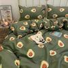 Ins Red de Lija Engrosada Juego de Cama de Cuatro Piezas a Color Cubre Edredón Dormitorio Individual Estudiantil Juego de Tres Piezas Envío Gratis Fábrica