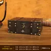 Caja de Almacenamiento Antigua de Madera Caja de Almacenamiento de Joyería Cosméticos de Escritorio Caja de Madera Caja de Accesorios para Manualidades Caja de Tesoros de Juguetes