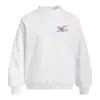 Moletom com Gola Careca e Estampa de Grafite Pintado, Bolso Lateral, Masculino, Primavera/Outono, Solto, Estilo de Rua Americano, ins, Roupa Esportiva