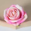 Simulación Flores de Rosa Pequeñas de Franela Cabezas de Flor Boda Ceremonia Boda Coche Escena Decoración de Hotel Pared de Flores Arco Flores de Seda Venta al por Mayor