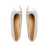 Zapatos Planos de Cuero Genuino con Puntada de Lazo de Hong Kong Estilo Pequeño y Fragante para Mujer Primavera y Otoño Nuevos Planos de Punta Redonda Boca Baja Zapatos de Ballet