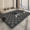 Alfombra Moderna Estilo Ins Oso Violento Sala de Estar Mesa de Centro Dormitorio Alfombra de Terciopelo de Cristal Completo Absorbe Agua, Antideslizante y Fácil de Limpiar