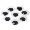 Accesorios para ojos de animales hechos a mano para niños de AliExpress, juguete de bricolaje con ojos adhesivos, actividad en blanco y negro.