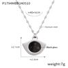 Collar de Acero de Titanio Nuevo Más Vendido, Cadena de Boca de Pez con Piedra Natural de Ojo de Tigre Vintage, Diseño de Nicho, Collar de Lujo Ligero de Moda para Mujeres