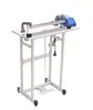 Máquina Selladora Inteligente de Paso Verde Libélula 400 Operada por Pedal para Bolsas de Papel Kraft de 8 mm, Bolsas de Alimentos, Bolsas de Plástico, Sellado de Film Termoencogible