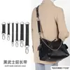 Adecuado para Bolsa Negra Guerrero Presbópico Lv Bolso de Axila Correa de Hombro Extendida Correa de Extensión de Metal Plateado Modificada Comprada por Separado
