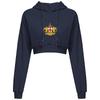 Sudadera con capucha de cintura alta con diseño de ombligo de roble de Chen Zelang Hui