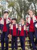 Venta directa de fábrica Lanyang Beibei uniforme escolar para estudiante de primaria conjunto de tres piezas primavera y otoño traje deportivo para jardín de infantes Y313
