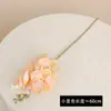 Buquê de flor de orquídea borboleta artificial com sete cabeças, impresso em 3D, com aparência de filme, para decoração de cenários, decoração de hotéis e como elemento decorativo para orquídeas dançantes