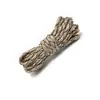 Cuerda de paracaídas trenzada de 4 mm, cuerda para tienda de campaña, cuerda de supervivencia, cuerda de color para ventilador, cuerda para exteriores, cuerda de paracaidista, 3 m