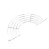 Estante de Drenaje de Acero Inoxidable Estante para Freír Acero Inoxidable 304 Estante para Cocinar al Vapor de Cocina Estante Semi-Circular para Cocinar al Vapor Estante de Aislamiento Térmico Estante de Drenaje Venta al por Mayor