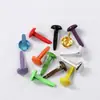 Em estoque 5mm 4,5mm 8mm rebites redondos de duas pernas cor sólida rebites de duas pernas dupla face rebites de duas pernas com revestimento eletrolítico colorido pintados por rolo
