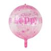 Globo 4D Impreso de 22 Pulgadas Confesión Decoración de Boda Globo Juguete Infantil Globo Espejo Globo de Película de Aluminio