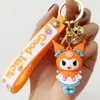 Chaveiro super fofo novo do desenho animado Kulomi japonês, boneca tridimensional, pingente Melody, pequenos enfeites para chave de carro, bolsa