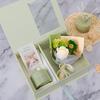 Regalo del Día del Maestro, Caja de Regalo de Ramo de Aromaterapia sin Llama, Souvenir Exquisito, Regalo de Cumpleaños de Flor de Rosa para Amigas