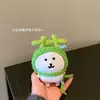 Gorro con Capucha de Peluche Hecho a Mano 13cm Oso Autocrítico Gorro Original Muñeco de Dibujos Animados Accesorios de Ganchillo Muñeca Decorativa Ropa para Muñeca