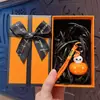 Llavero de Calavera de la Parca de Halloween, Colgante a Juego para Pareja con Temática Oscura, Decoración Festiva, Regalo Pequeño, Venta al por Mayor