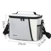 Bolsa de Almoço Transfronteiriça Grande Capacidade Quadrada Bolsa de Gelo Portátil Portátil Bolsa de Piquenique Crossover Caixa Térmica Lancheira Bolsa Térmica