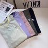 Pedido de Fábrica ~ Camiseta de Gabinete 890+ Estilo Pareja Suelta y Cool Espalda Descubierta Malla Secado Rápido Exterior Cuello Redondo Manga Corta