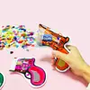 Tiktok Net vermelho mesmo estilo automático inflável fogos de artifício arma festa de aniversário portaria portátil fogos de artifício spray tubo lote