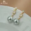 Aitong Jewelry Design Es Lujo Accesible y de Alta Gama. Los Pendientes Son Brillantes y Elegantes. Pendientes de Nicho. Aretes de Perlas con Borlas