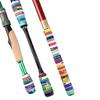 Capa de Silicone para Cabo de Vara de Pesca Hongchuan com Anel de Grades Capa Antiderrapante para Cabo Anel de Vara de Pesca Faixa Absorvente de Suor Equipamento de Pesca Atacado