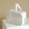 Bolsa de Higiene Pessoal com Separação Úmida e Seca, Bolsa de Cosméticos Portátil à Prova d'Água de Grande Capacidade, Bolsa Organizadora de Higiene Pessoal e Cosméticos para Viagem