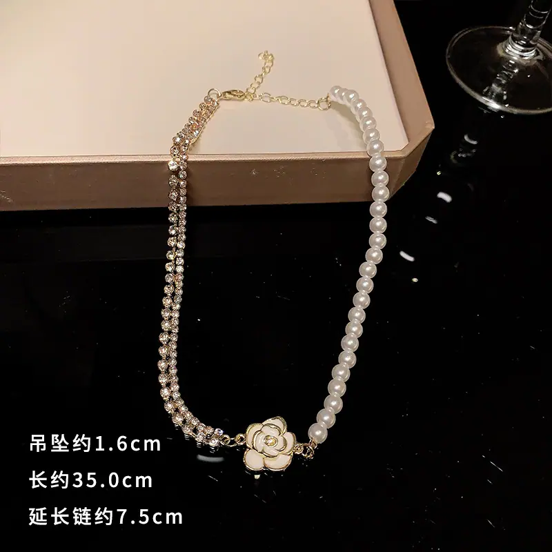 GN0826金山茶花项链