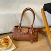 Bolso de Mano Retro de Gran Capacidad Transfronterizo Bolso de Mujer Tendencia Nueva Otoño 2026 Bolso Clásico para el Antebrazo Bolso de Bowling