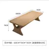 Escritorio Largo Doble Capa de Madera Maciza Multifuncional para Uso Doméstico, Escritorio de Oficina, Mesa de Tablero Grande, Sofá, Mesa de Estudio para Múltiples Personas