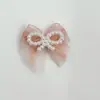 Lazo de Perla Artificial Accesorios para Ropa Juguete Decoración de Zapatos Materiales Hechos a Mano DIY Nudos Atados a Mano Calcetines Ropa Interior