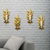 Portavelas de metal creativo para colgar en la pared forma de espiga de trigo portavelas de hierro atmósfera para crear decoraciones venta al por mayor