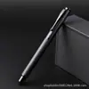 Pluma Estilográfica de Metal para Estudiantes Adultos para Practicar Escritura con Punta Oscura 0.28 Punta Pequeña Inclinada Arte de Caligrafía Punta Curva Bolígrafo de Regalo de Negocios