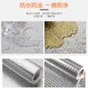Adhesivos de Cocina a Prueba de Aceite, Gabinetes Resistentes a Altas Temperaturas, Papel Tapiz Autoadhesivo Impermeable y a Prueba de Humedad, Papel de Aluminio, Papel de Aluminio, Artefactos Feos