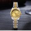 Walishi Q345 reloj de mujer moderno impermeable reloj de pareja vintage reloj de cuarzo reloj de hombre reloj dorado para mujer
