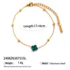 Pulsera de Acero Inoxidable con Pedrería y Piedra Natural Versátil Personalizada Corazón Concha Flor 25 Estilos Nuevos Productos Hechos a Mano Procesamiento OEM