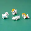 Cuentas Espaciadoras de Caballo del Zodiaco de Plata Pura 999 Cuentas de Fortuna de Pony de Resina Pulsera Trenzada DIY Hazte Rico Pronto Accesorios de Plata Año Nuevo