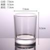 Copo Transparente para Vela Copo Vazio Vidro Espesso Copo para Vela Aromática Sala de Estar Castiçal Transparente Copo de Vidro para Vela em Estoque